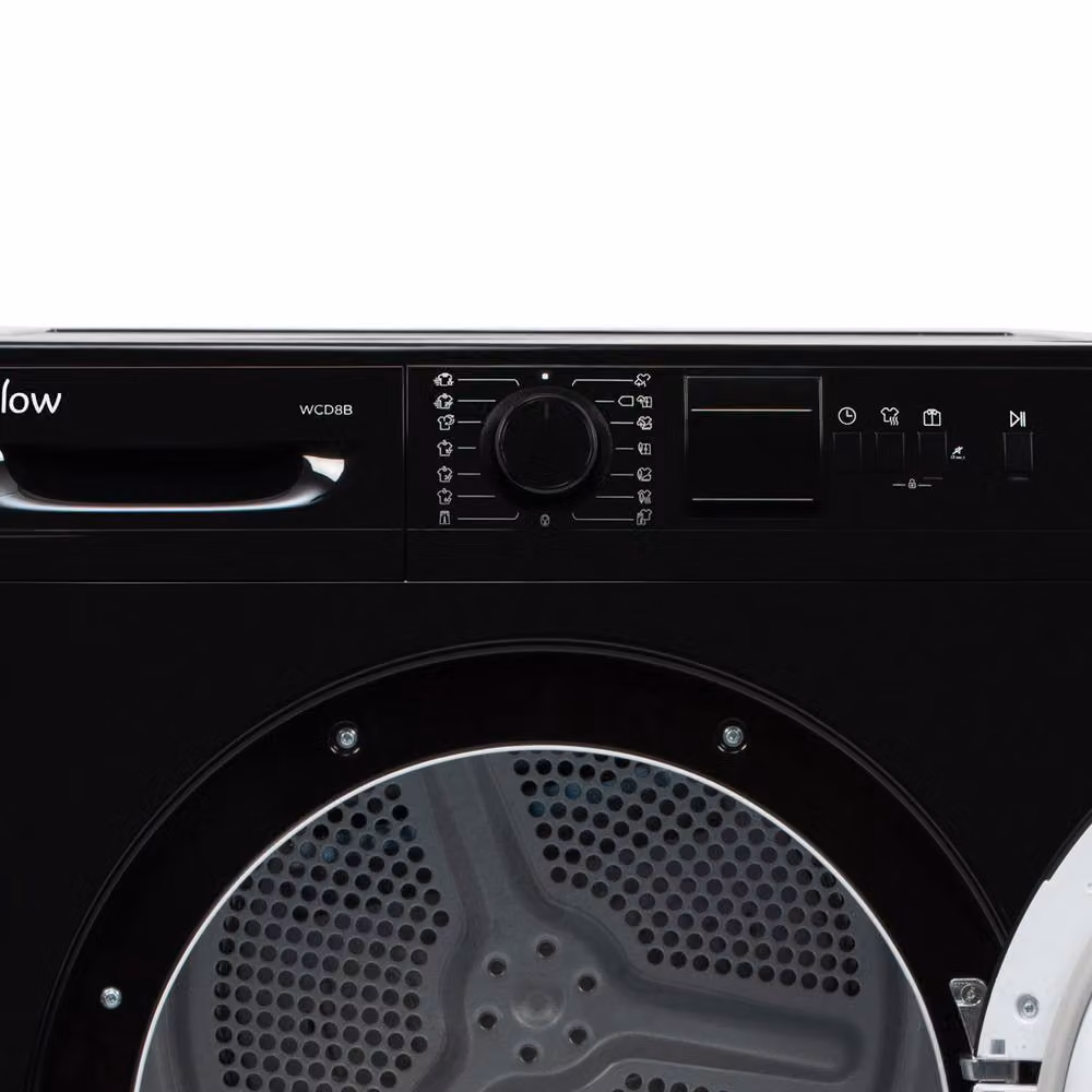 Willow Black 8kg Freestanding Condenser Front Loader Dryer – 3