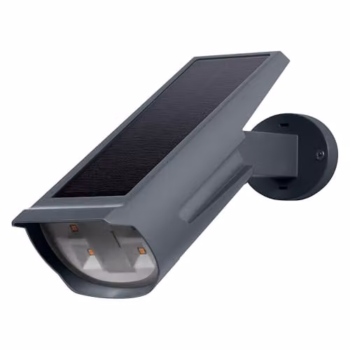 Osram Solar RGB LED Spotlight in Grey with Ground Spike and Wall Mount, Dusk Sensor, IP44 Protection for Garden and Terrace – 1