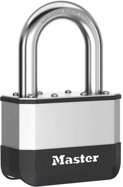 Master Lock Elite Laminated Steel Padlock in Black