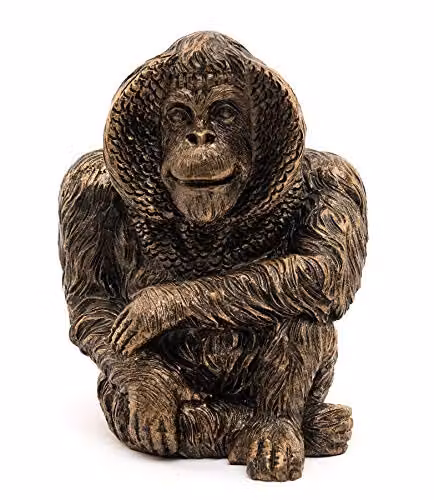 Jardinopia Orangutan Plant Pot Feet, Bronze, Set of 3, W/D/H: 7 x 10.2 x 9 cm – 3
