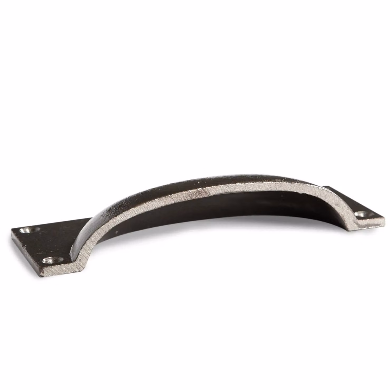 Hammer and Tongs Matt Grey Iron Rectangular Cabinet Drawer Pull, Pack of 4, W: 130 mm x H: 50 mm – 2