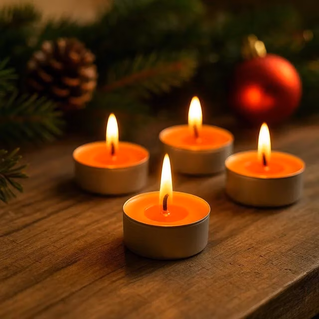Marco Paul Scented Tealight Candles, Orange, Pack of 20