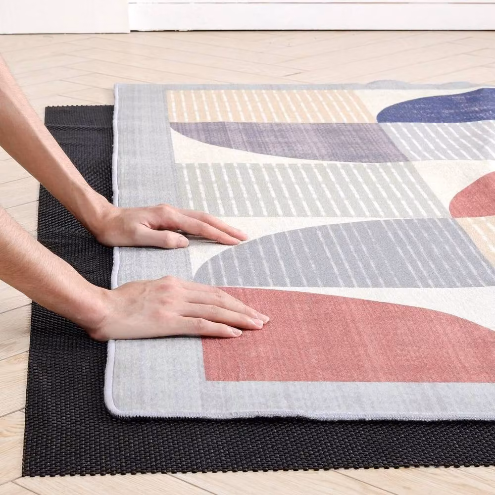 SPETLEK Anti Slip Rug Underlay Carpet Roll Non Slip Mat in Black, W: 100 cm x L: 140 cm – 3