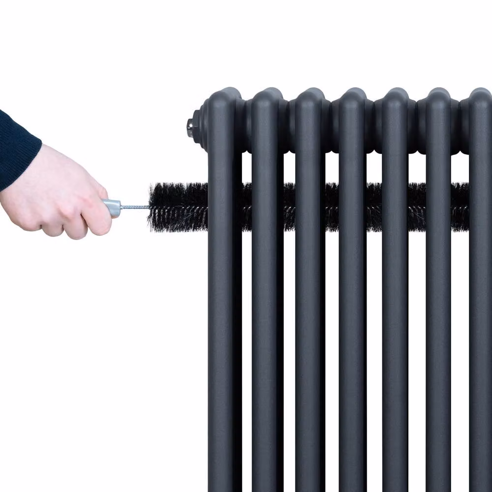 Monstershop Traditional 4 Column Steel Radiator in Anthracite Grey, W/H: 60.0 x 101.0 cm – 5