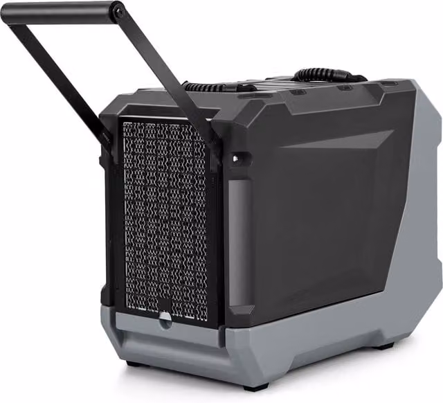 COSTWAY Crawl Space Dehumidifier with Pump and Hygrostat, Black