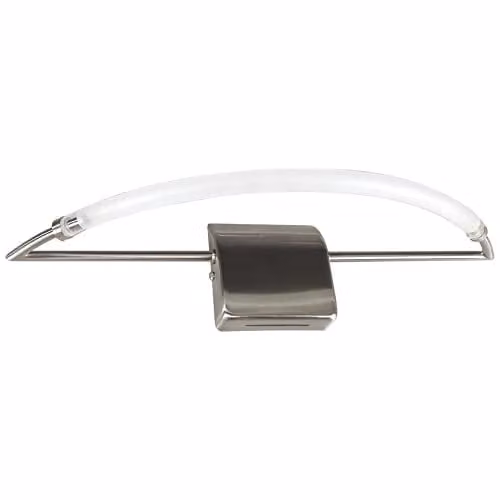 Netlighting 2 Light Stainless Steel Bathroom Over Mirror Vanity Light in Grey and Silver