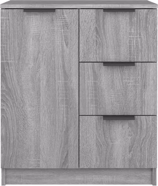 Berkfield Home Grey Sonoma Sideboard in Matt Engineered Wood – 1
