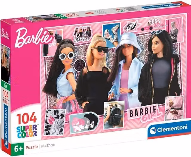 Mattel Barbie 104 Piece Multicolour Jigsaw Puzzle