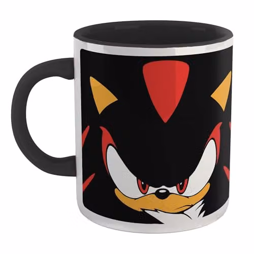 Zavvi Sonic The Hedgehog Shadow Ceramic Mug in Black and Multicolour