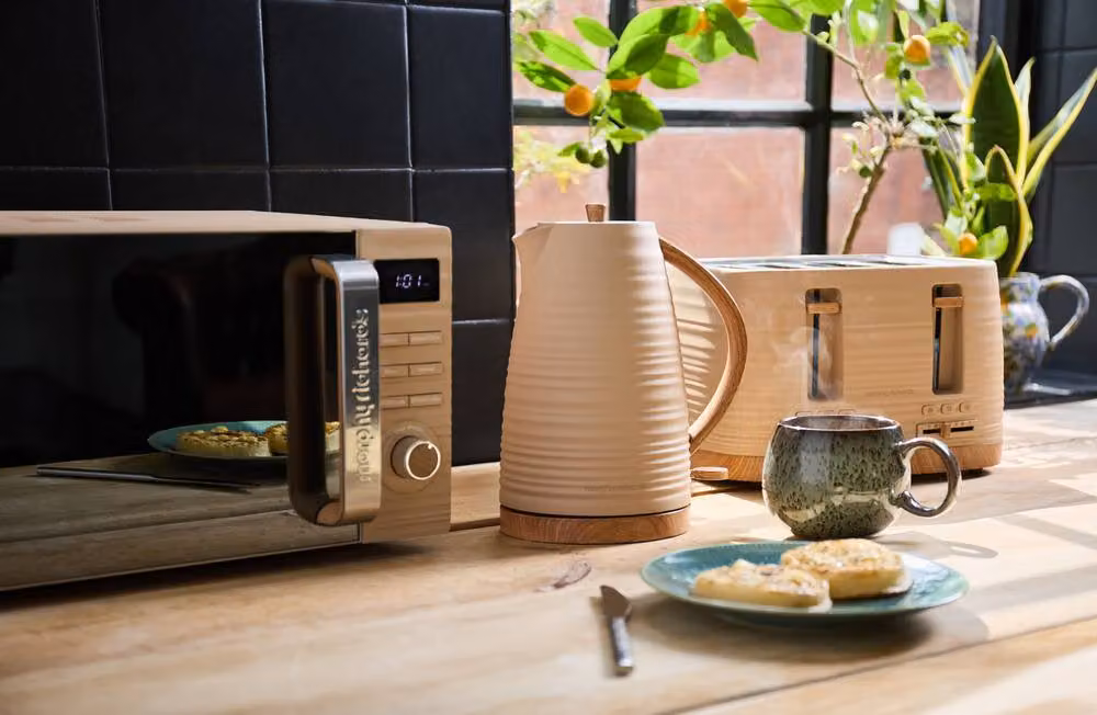 Morphy Richards Brown Ceramic Clay Kettle and Toaster Set – 4