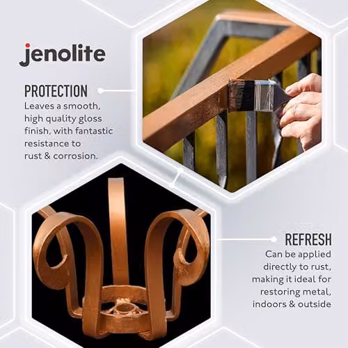 JENOLITE Direct to Rust Copper Paint Gloss Finish, 1 Litre – 4