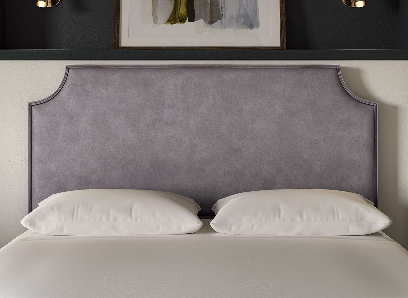 Sealy Tate Upholstered Headboard in Grey