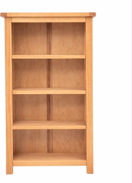 Cabinet Bits Lugo Bookcase in Brown Wood, W/D/H: 70 x 120 x 40 cm