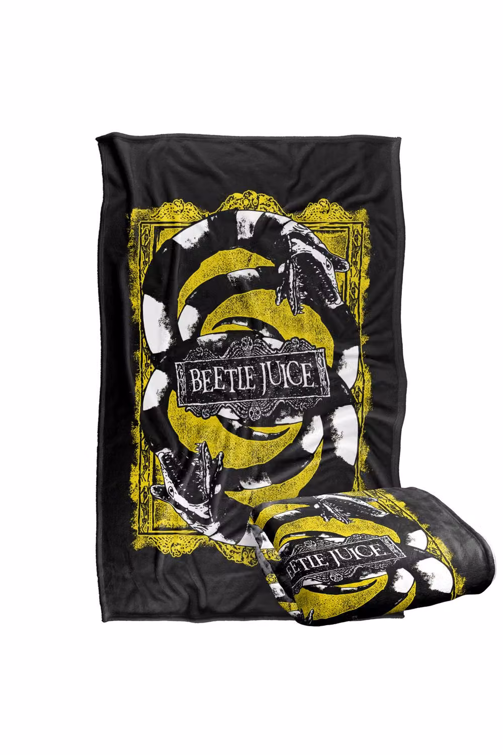 LOGOVISION Beetlejuice We Got Worms Super Soft Silky Touch Fleece Throw Blanket, Multicolour, W: 127 cm x L: 152.4 cm – 7
