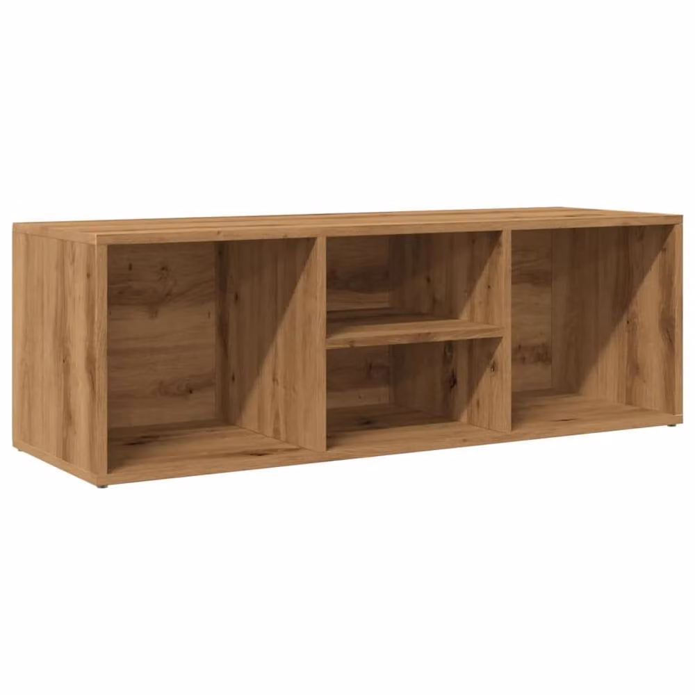 Berkfield Home Artisan Oak Shoe Storage Bench in Brown, W/D/H: 105 x 35 x 35 cm – 2