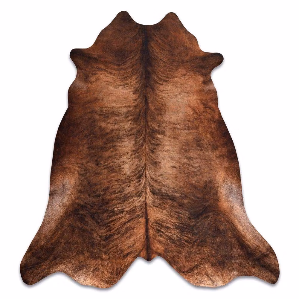 RugsX Brown Cow Hide Style Animal Print Rug, W: 155 cm, D: 195 cm – 2