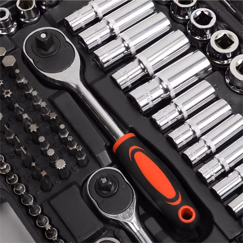 Nordara 216 Piece Socket Set with 1/2", 3/8" and 1/4" Ratchet Spanners in Black – 2