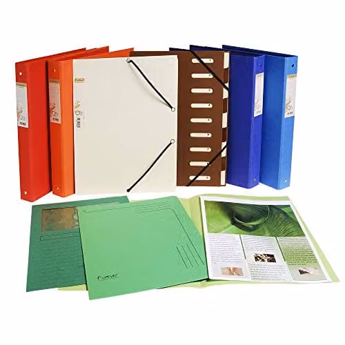 Exacompta Forever A4 Rigid 2 Ring Binder in Green – 3