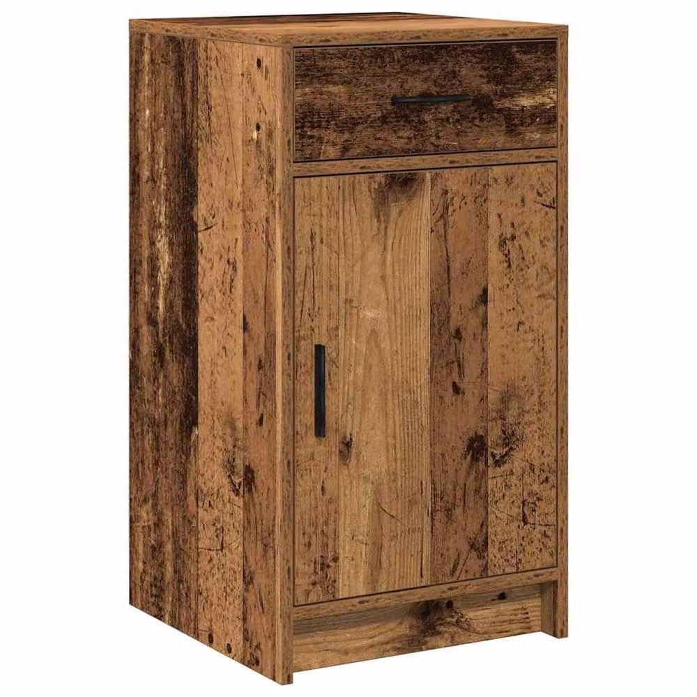 Berkfield Home Rustic Old Wood Sideboard in Brown, W/D/H: 40 x 41 x 75 cm – 3