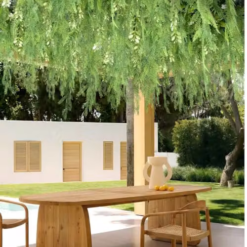 Evervine Ark Mat Realistic Artificial Plant Living Wall Panel, Green, W/H: 100 x 100 cm – 2
