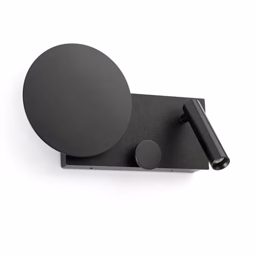 Netlighting Klee Left LED Reading Light in Textured Black with 2700K Warm White Light – 2