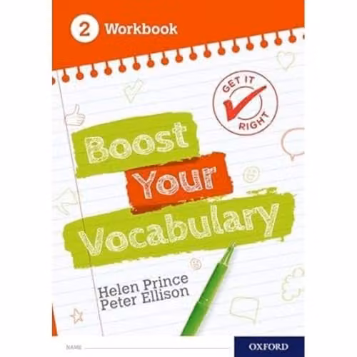 Oxford University Press Get It Right: Boost Your Vocabulary Workbook 2 Multicolour