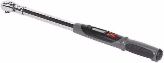Loops Premium Digital Torque Wrench with Flexible Head, 20 to 200Nm, 1/2 inch Square Drive, Chrome Vanadium, Multicolour – 1