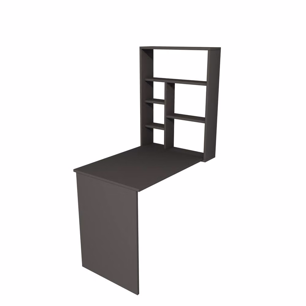Destina Home Merril Computer Desk with Folding Top in Anthracite Grey, W/D/H: 90 x 59 x 74 cm – 2