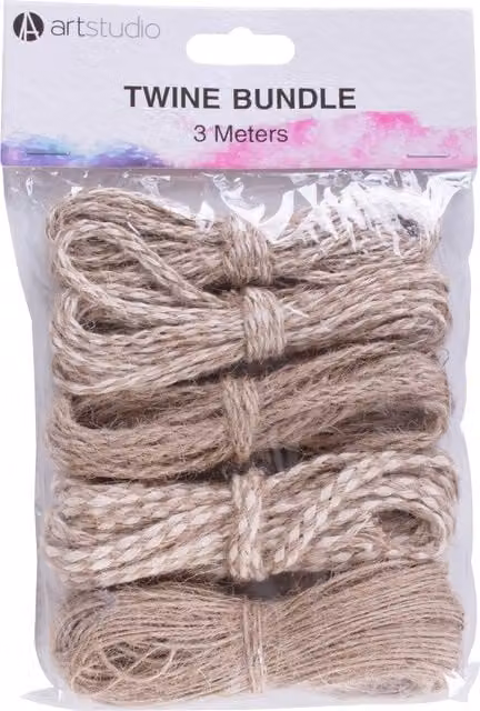 Art Studio Brown Jute Twine Bundles, Pack of 5