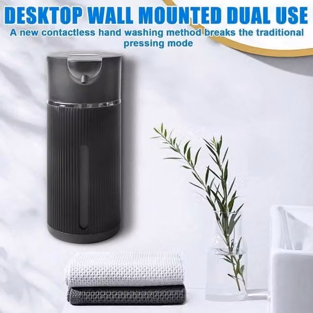 Kelvenix Black Automatic Touchless Soap Dispenser 420ml – 1