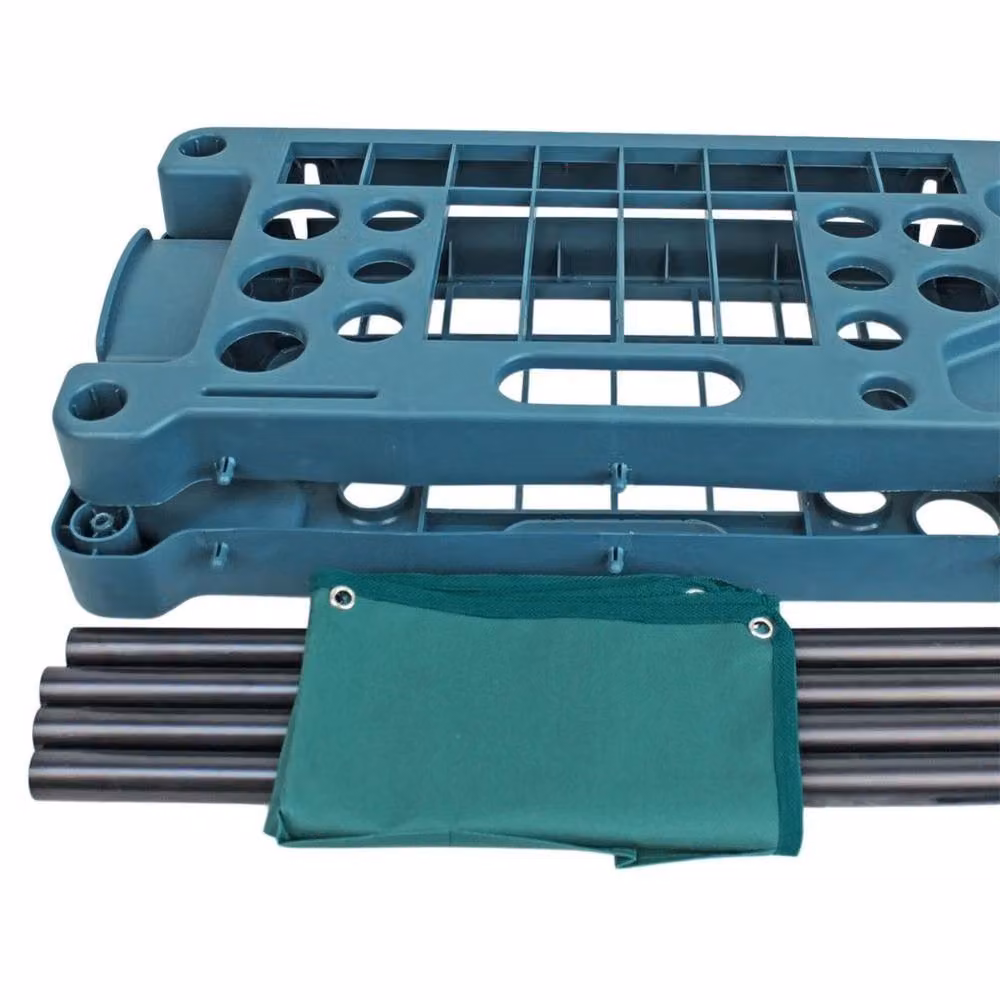 FLAVORA Heavy Duty Garden Tool Organizer Rack in Green, W/D/H: 1000 x 52 x 58 cm – 6