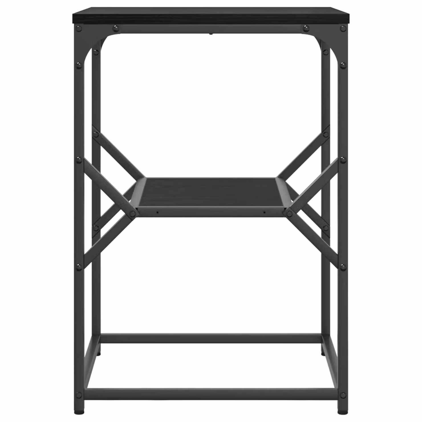Berkfield Home Black Oak Side Table, W/D/H: 41 x 40 x 60 cm – 3
