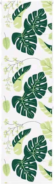 Berkfield Home Opaque Shower Roller Blind in Green, W: 70 cm, H: 240 cm – 1
