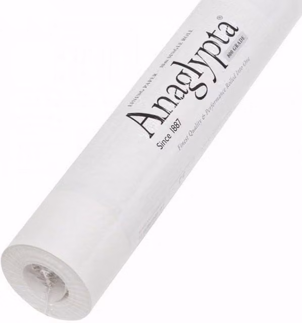 Anaglypta Plain White Wall Lining Paper Roll