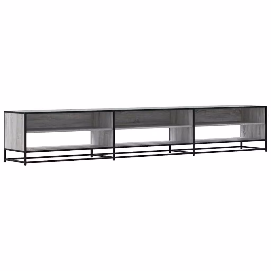 Berkfield Home Grey Sonoma TV Cabinet W: 270 cm, D: 40 cm, H: 46 cm – 2