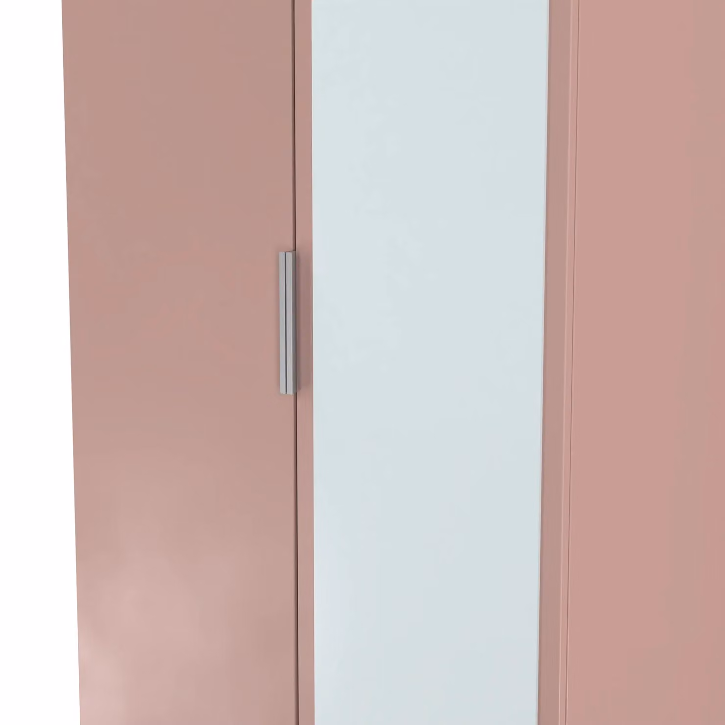 Ready Assembled 2 U Dover 2 Door Mirrored Wardrobe in Dusty Pink – 3
