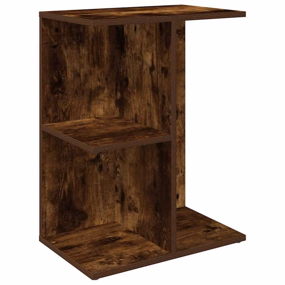 Berkfield Home Elegant Bedside Tables, 2 Piece Set in Smoked Oak Brown, W/D/H: 46.5 x 29 x 61 cm – 3