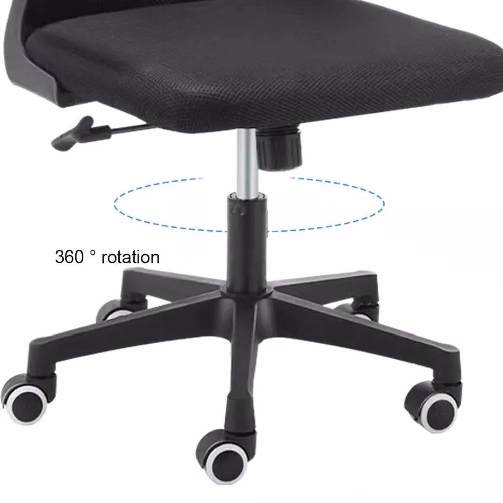 FLAVORA Ergonomic Mesh Office Chair in Black with Headrest and Armrests, 360 Degree Swivel and Adjustable Height – 8