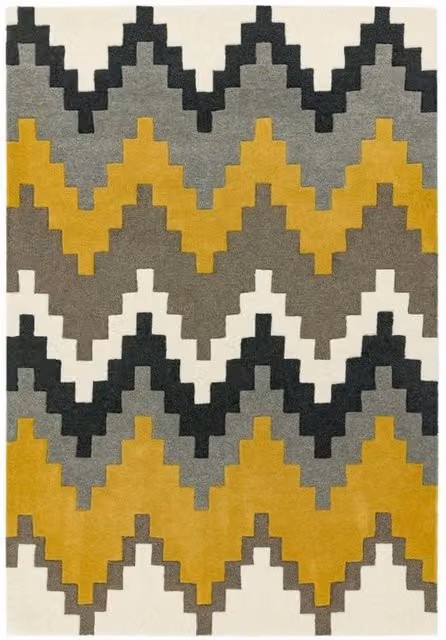 The Rug Shop UK Multicolour Abstract Handmade Area Rug, W: 160 cm, L: 230 cm
