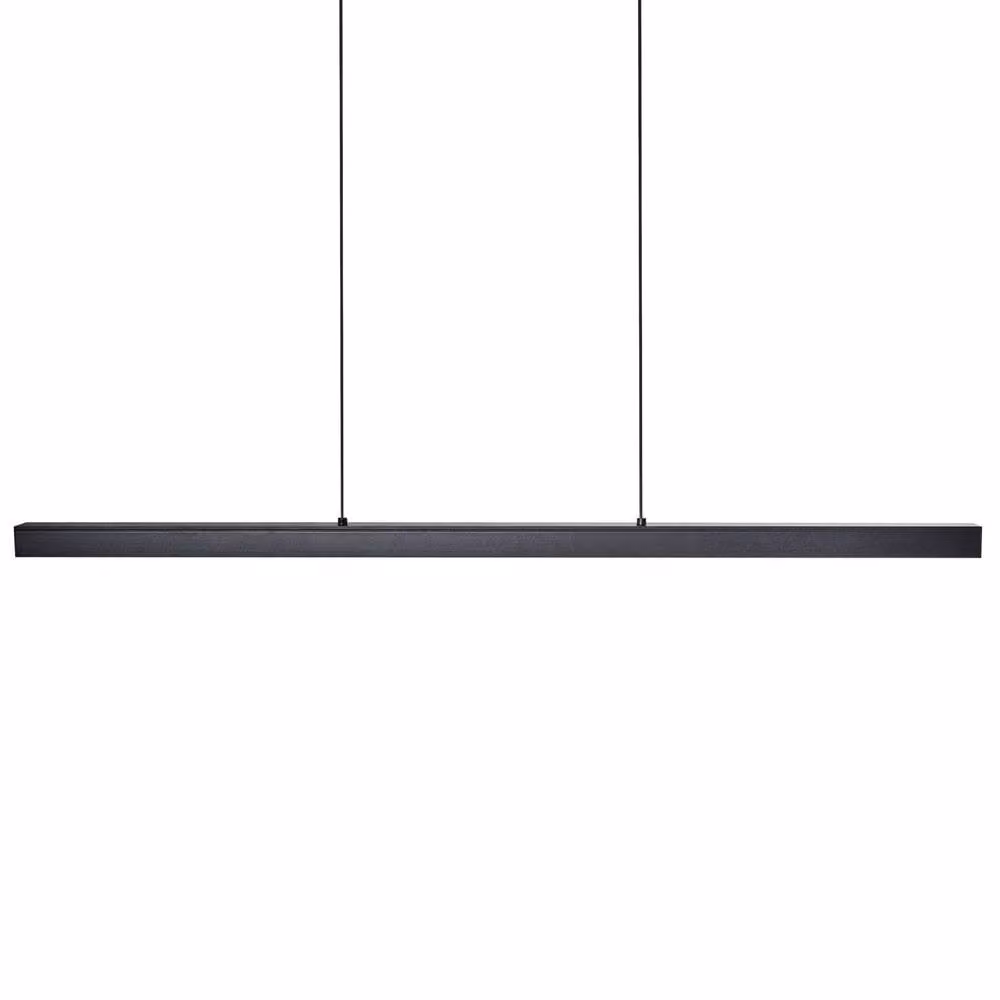 Wyld and Coco Black Aluminium Pendant Lamp with Remote-Control Dimmable LED Light – 2