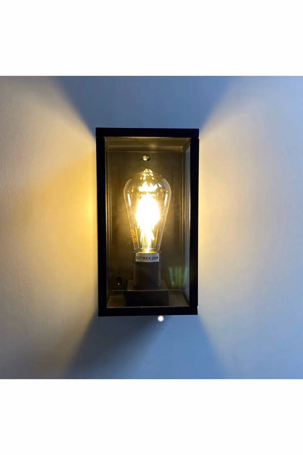 CGC Lighting Scarlett Black Aluminium Outdoor Wall Lantern with Transparent Glass – 4