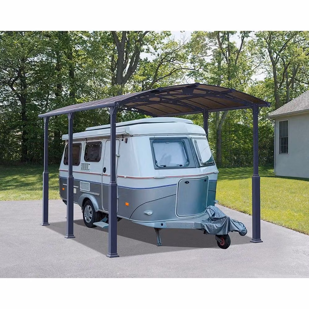 Palram Alpine Carport Kit 5000 RV in Grey, W: 352 cm, D: 507 cm, H: 307 cm – 2