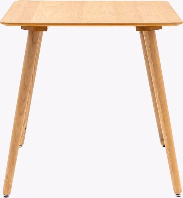 Perch & Parrow Modaro Square Dining Table in Brown Oak Wood Finish