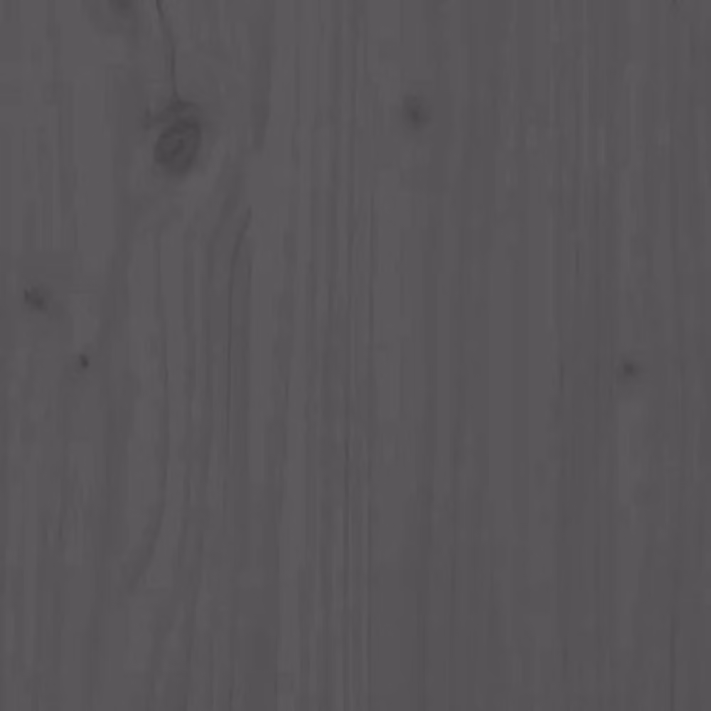 Berkfield Home Grey Striped Wall Headboard in Solid Pine Wood, W: 95.5 cm, D: 3 cm, H: 110 cm – 4