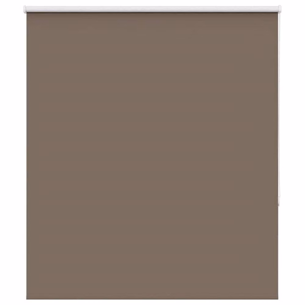 Berkfield Home Coffee Blackout Roller Blind, Brown Polyester, W: 140 cm, H: 175 cm – 2