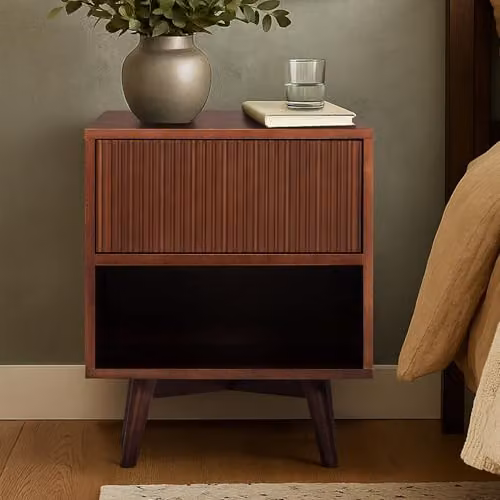 Teamson Home Tremolo Bedside Table in Brown – 3