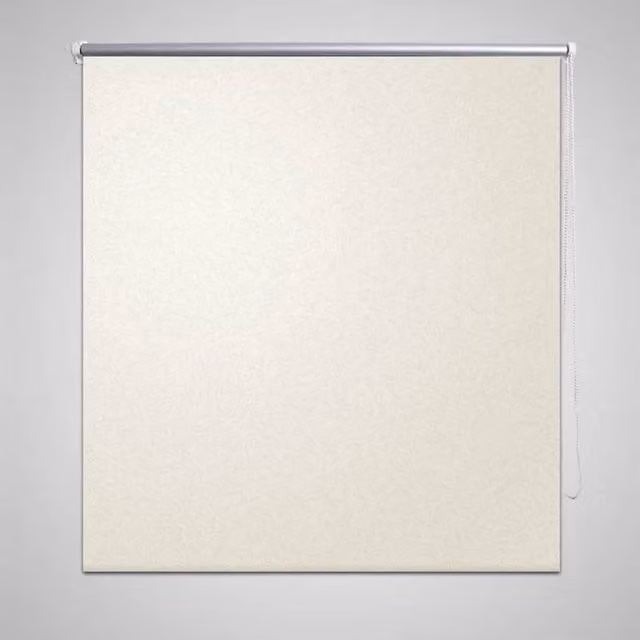 Berkfield Home White Blackout Roller Blind, Thermal Insulating, W: 160 cm, H: 230 cm