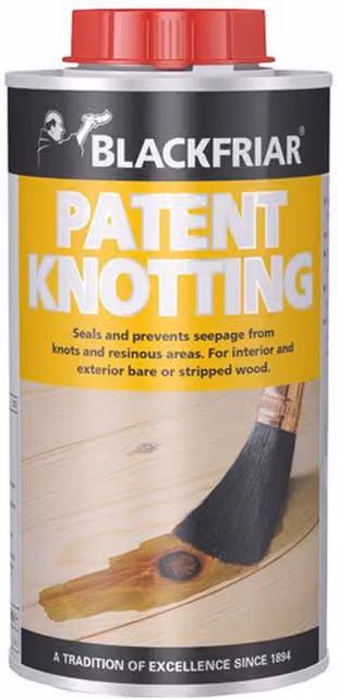 Blackfriar Patent Knotting Shellac Wood Sealer, Black, 250 ml