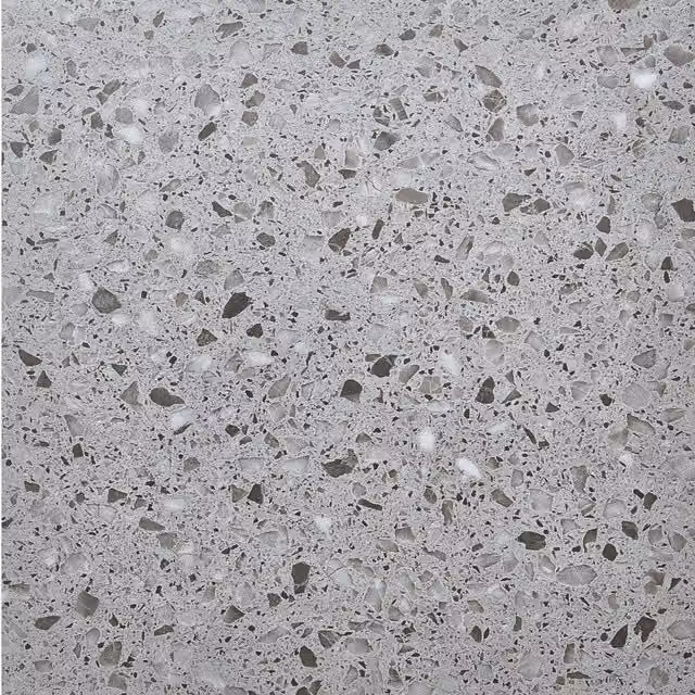 NOVECRAFTO Self-Adhesive Vinyl Floor Tiles with Terrazzo Effect in Grey