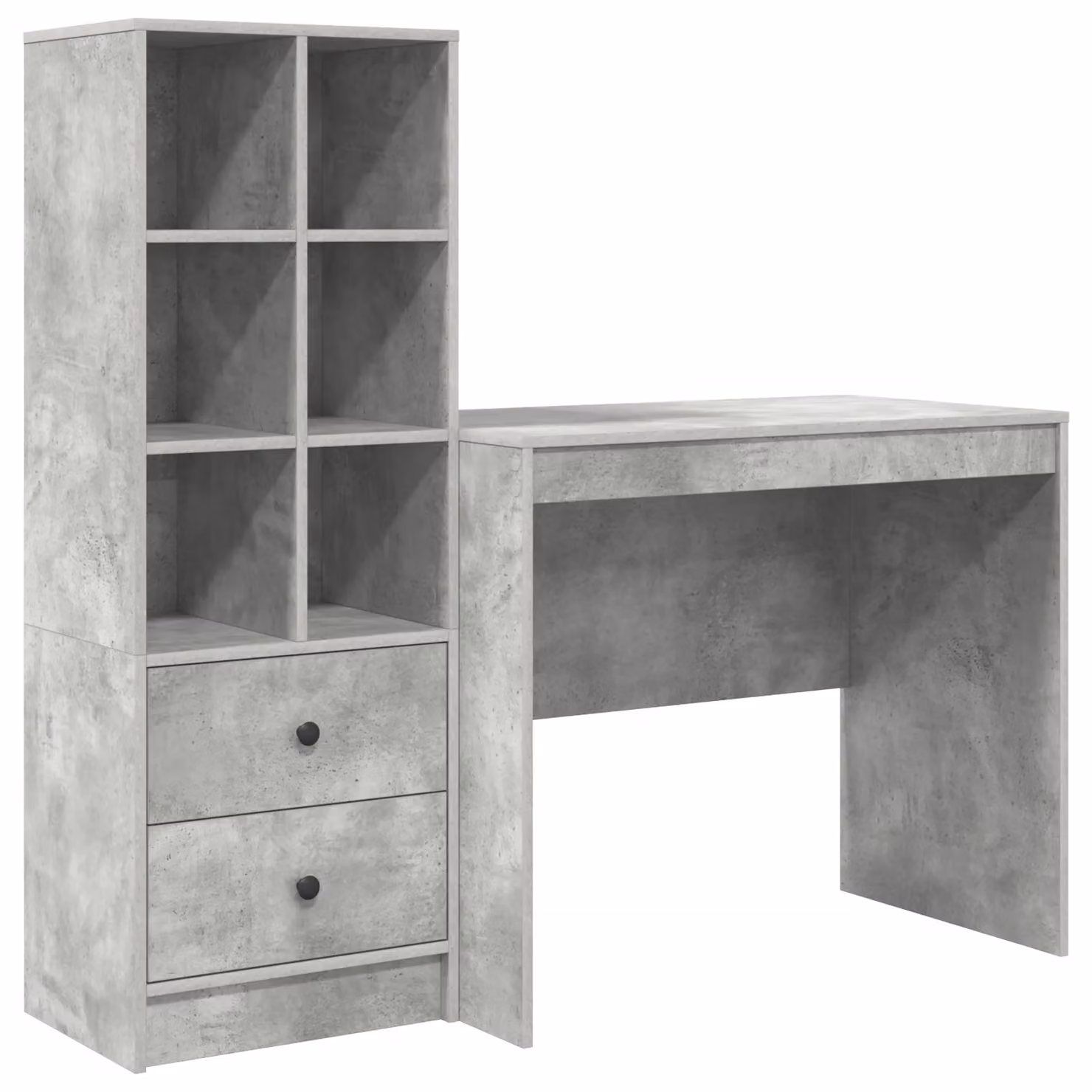 Berkfield Modern Writing Desk in Grey Engineered Wood – 2